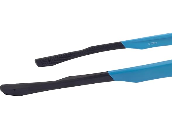 Safety Eyewear Blue Frame Mirror Lens