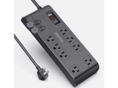 $26.99, Was $59.99, 55% Off! Bestek 1625W Vertical Desktop Surge Protector dealfomo