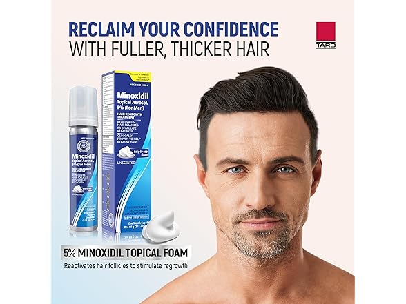 Taro Minoxidil for Men, 2.11 Oz