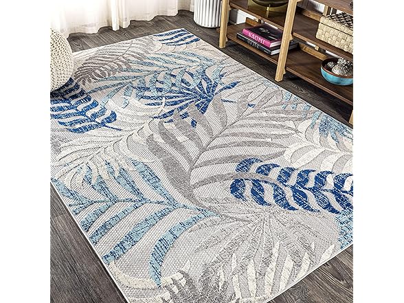JONATHAN Y Tropics Palm Leaves Rug