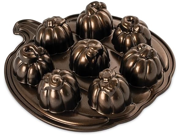 Nordic Ware Lil' Pumpkins Cakelet Pan, 2 Cup Capacity