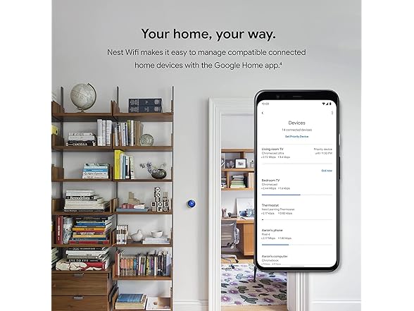 Nest WiFi Router and 2 Points