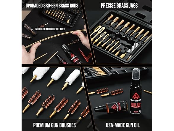 GLORYFIRE Deluxe Universal Gun Cleaning Kit