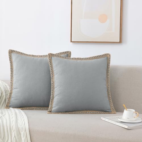 Set of 2 Throw Decorative Pillow Covers