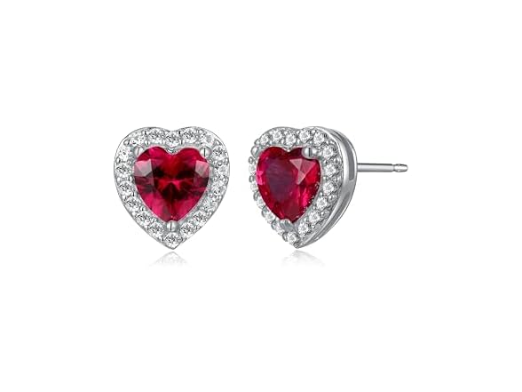 Amazon Essentials Halo Heart Stud