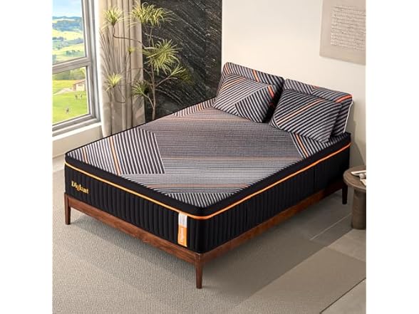 DIGLANT Queen Memory Foam Hybrid Mattress
