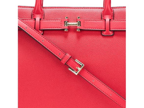 HALSTON Jerry Embossed Pebble Top Zip