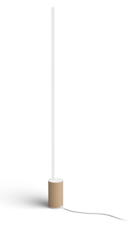 Philips Hue Signe Gradient Floor Lamp, Oak - Gallery 7