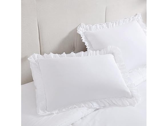 Shabby Chic Queen 3Pc White Comforter Set