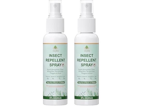 (2 Pack) Mosquito Repellent Spray | 2oz