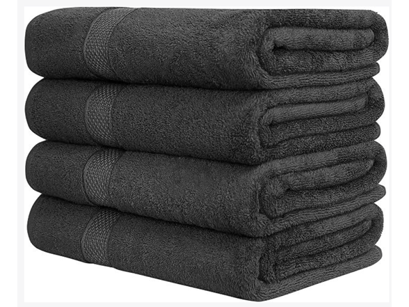 Pleasant Home 4 Pack Bath Towels Set