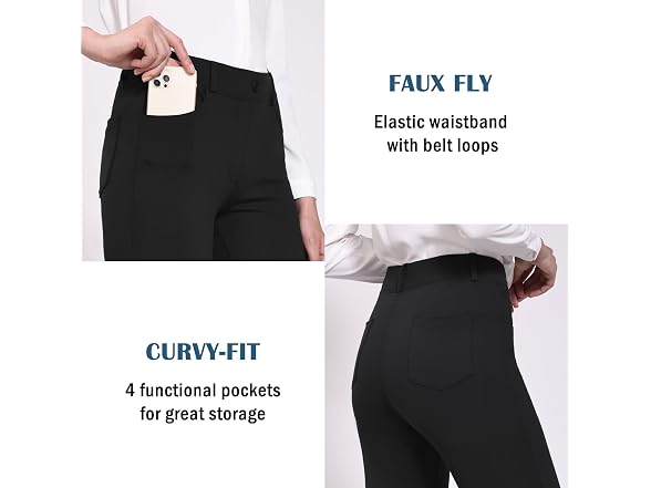 Baleaf Women (S) Work Pants Yoga Dress 31" Trouser