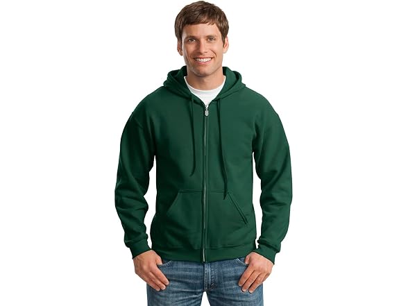 Gildan Men (M) Full Zip Hooded Sweatshirt