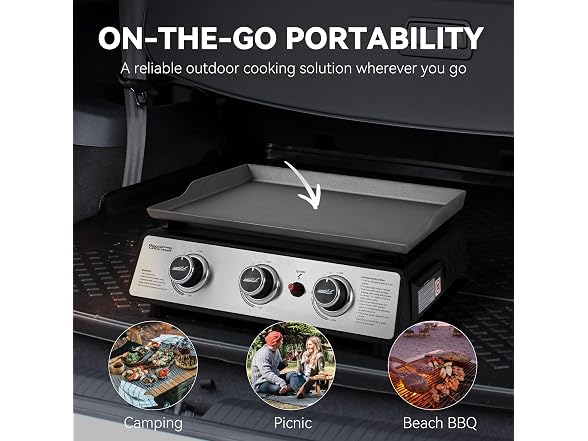 Royal Gourmet PD1301S 3-Burner Griddle