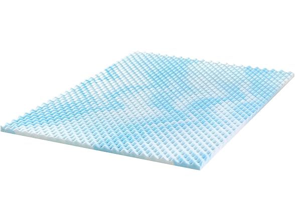 ZINUS 1.5" Swirl Gel Cooling Memory Foam Mattress