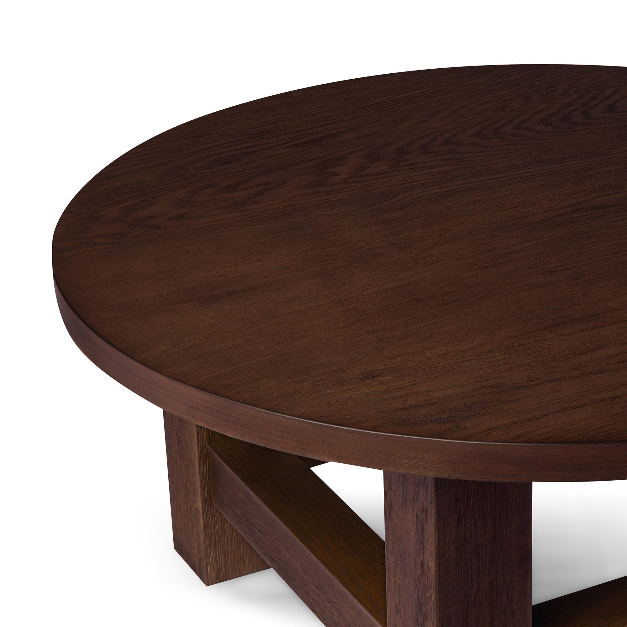 Maven Lane Round Rustic Accent Table - Gallery 19