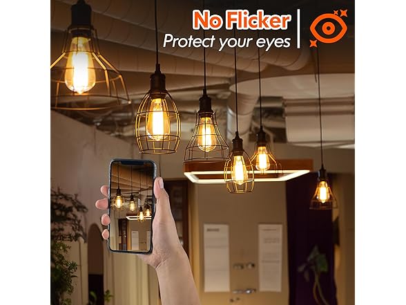 Dimmable Vintage LED Edison Bulbs, 4W 40W