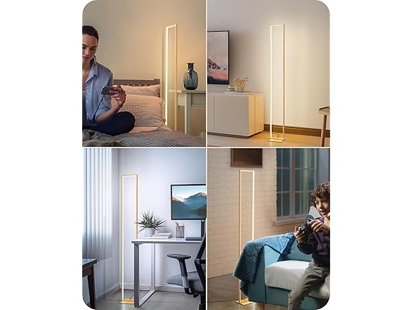 Gold 55" Rectangular Corner Light