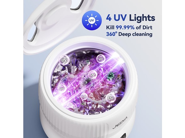 Ultrasonic Retainer Cleaner 45kHz 4-Mode
