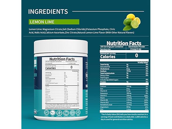OZENKE 100 Servings Electrolyte Powder