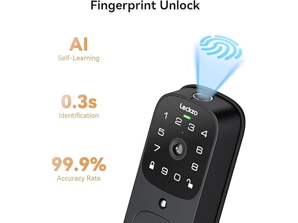 Video Smart Lock with Doorbell WiFi