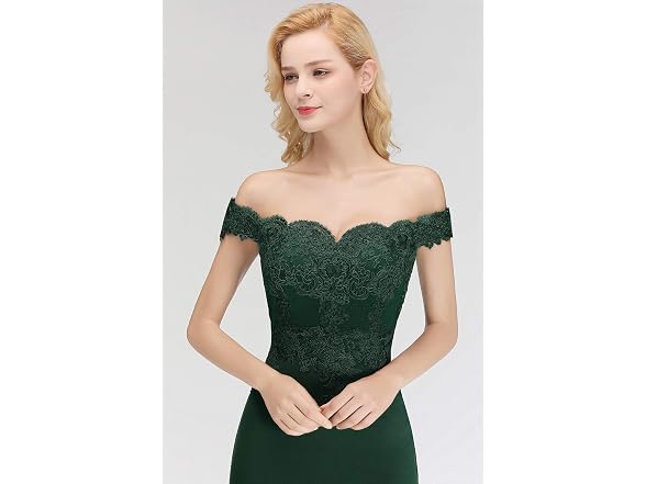MisShow Women (8) Off Shoulder Appliques Formal