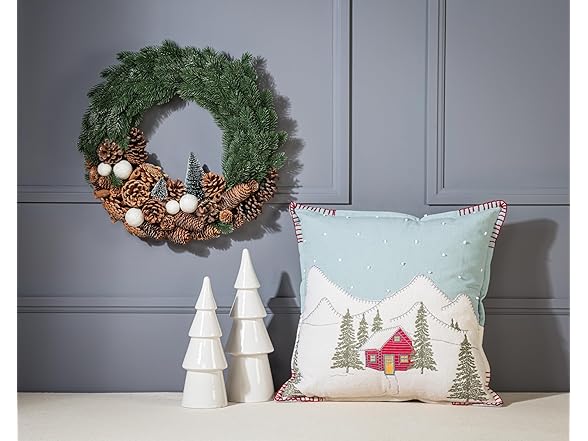 Abbott Collection 17" Pinecone & Tree Fir Wreath