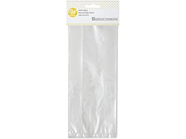 $3.99, Was $6.50, 38% Off! Wilton Clear Treat Party Bags 4"x9-1/2" (50/pkg) dealfomo