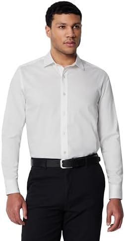 Amazon Essentials Men Stretch Wrinkle Shirt Grey - Gallery 23