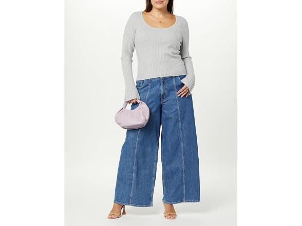 The Drop Beatrice Bell Sleeve Scoop Neck