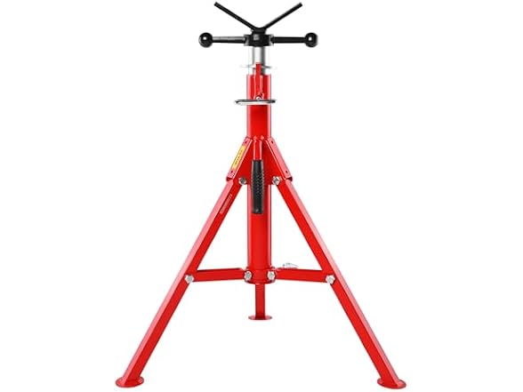 V Head Pipe Stand Adjustable Height 28-52 Inch