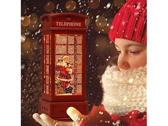 Christmas Snow Globe Lantern Christmas D