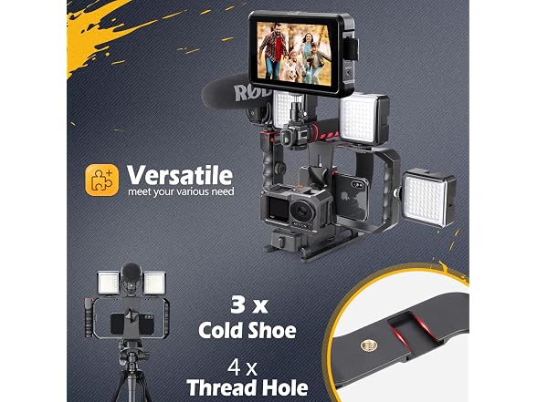 Zeadio Camera Stabilizer for Smartphone or Camera