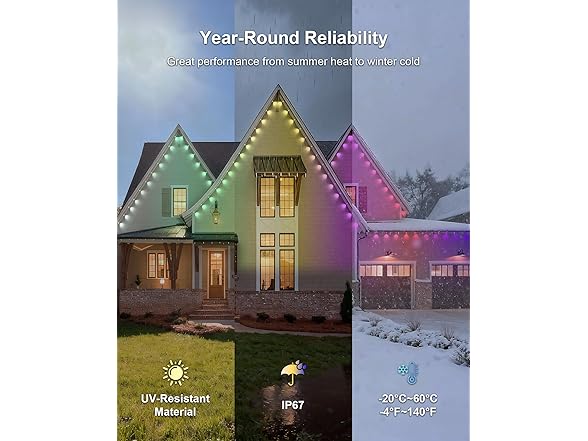 XINKAITE Permanent Outdoor Lights