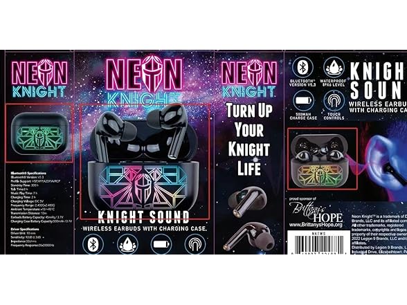 Neon Knight Gaming Earbuds