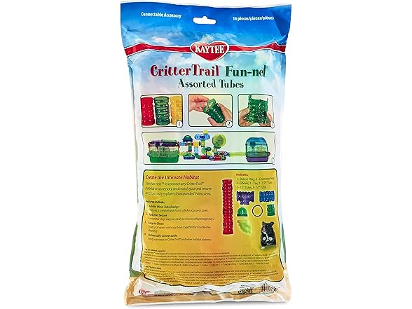Kaytee CritterTrail Fun-nel 16-Piece Set