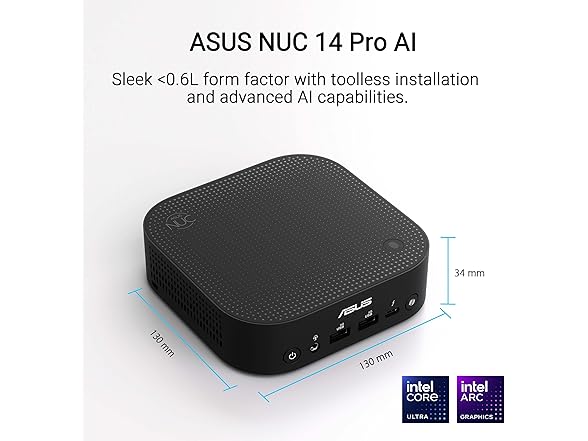 ASUS ASUS NUC 14 Pro AI Microsoft Copilot+ AI