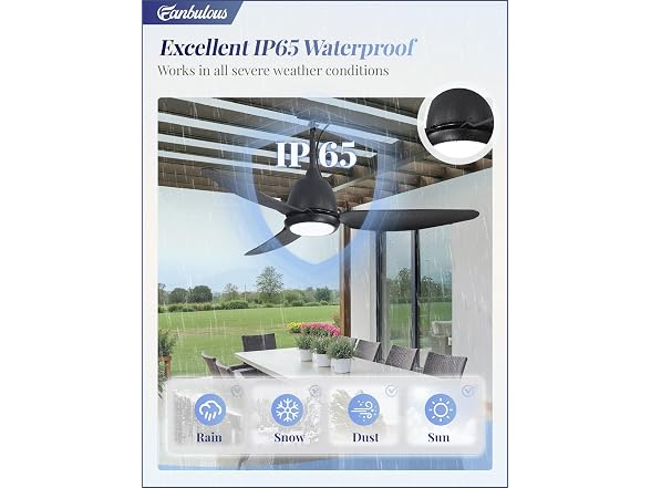 Fanbulous 42" Outdoor Ceiling Fan