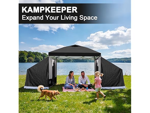 KAMPKEEPER 2 Person Canopy Side Tent