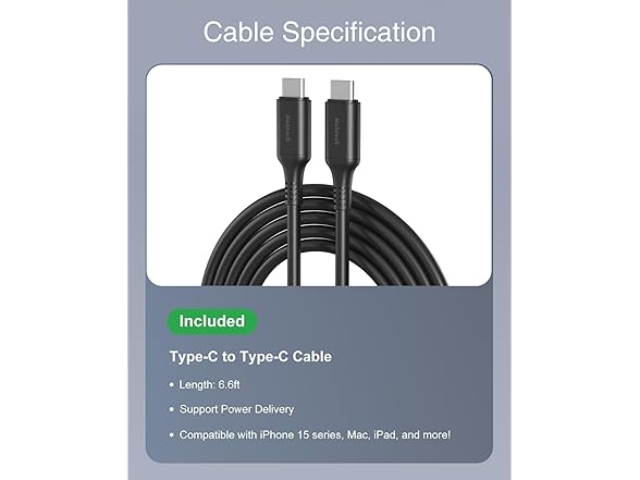Nekteck 60W USB C Wall Charger