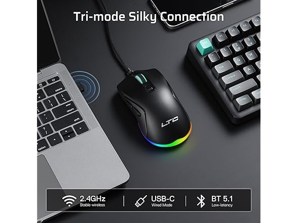 LTC GM025 Tri-Mode Wireless Gaming Mouse