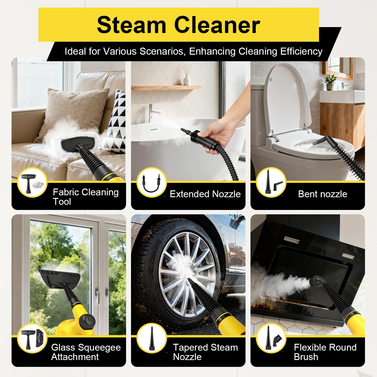 YISPK Handheld Steam Cleaner - Gallery 11