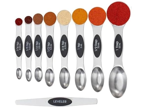 Magnetic Measuring Spoons Set (9-Piece),