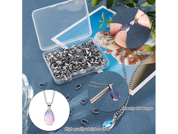 CREATCABIN 360Pcs Stainless Steel Snap on