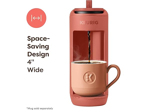 Keurig K-Mini Mate Single Serve K-Cup Coffee Maker- Red