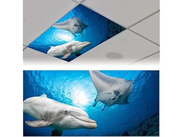 QOROL 2PCS Fluorescent Light Covers