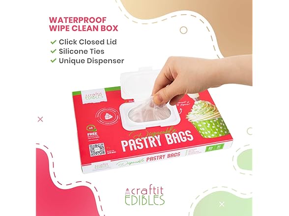 Disposable Piping Bags 21 80-Pack