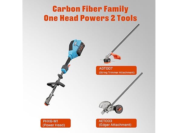SENIX X6 60V 16" Weed Wacker
