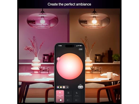 PHILIPS Hue Essential Smart LED A19 Bulb 4-Pack
