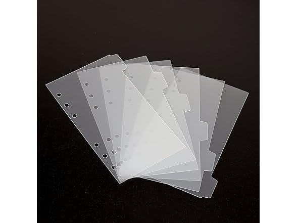 etspolt A6 Binder Dividers Plastic